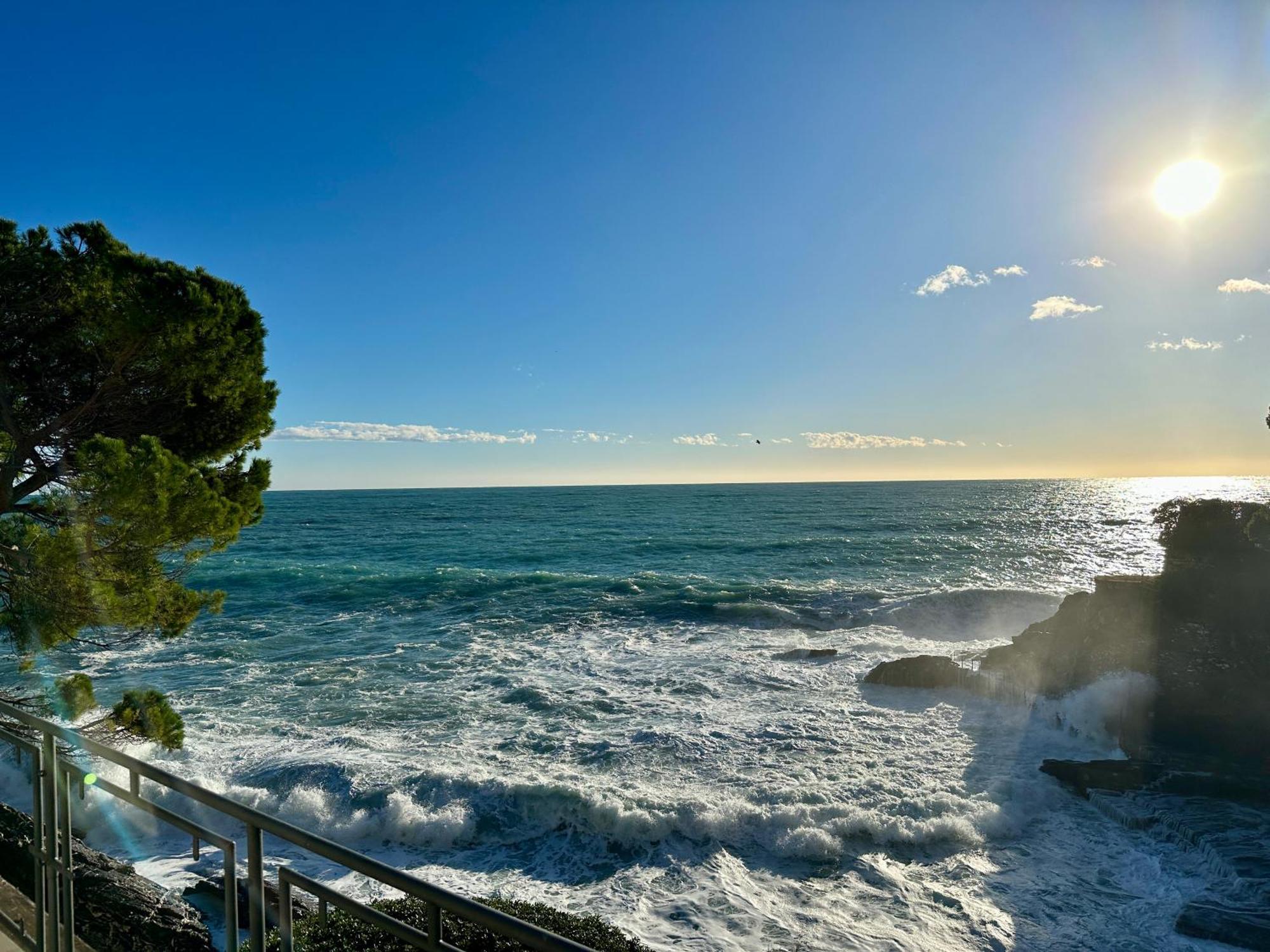 Apartmán La Terrazza Sul Mare Zoagli Exteriér fotografie
