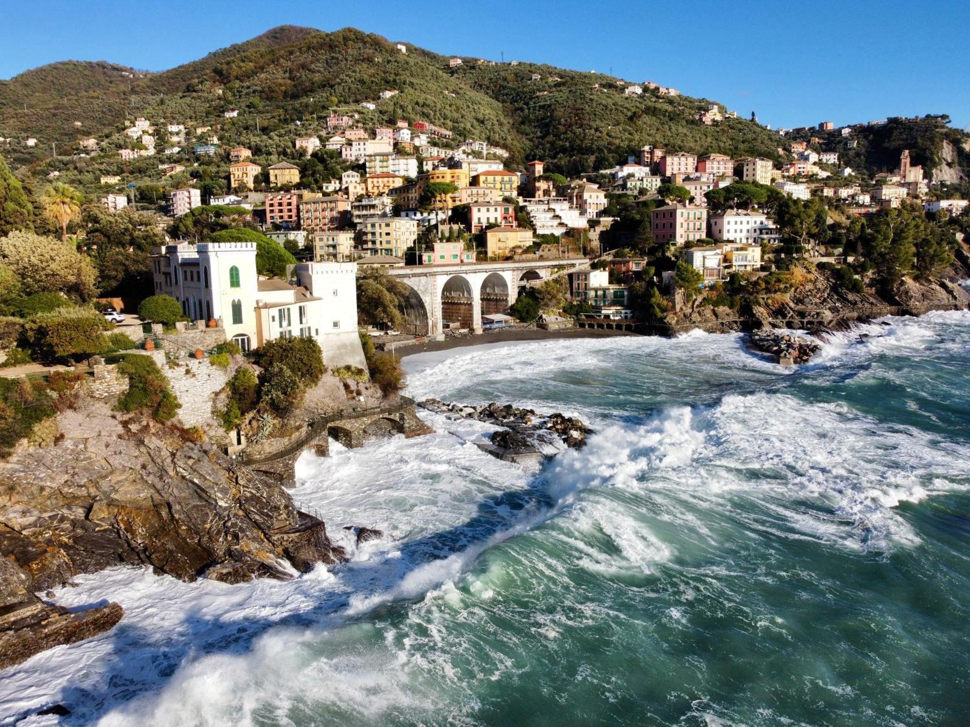 Apartmán La Terrazza Sul Mare Zoagli Exteriér fotografie